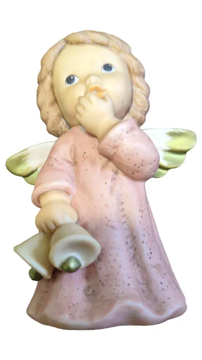 Goebel Porzellan Engel Nina Marco 10cm Weihnachtsdeko Mehrfarbig