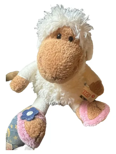 NICI Schaf Kuscheltier Mehrfarbig 16cm Plüschtier Stofftier