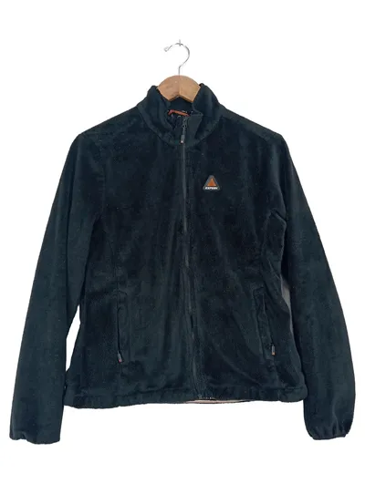 Icepeak Fleecejacke Damen Gr. 38/M Schwarz Outdoor Polyester Warm