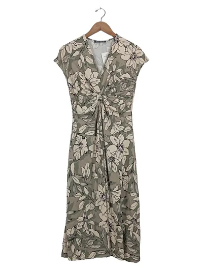 Betty Barclay Damen Kleid Gr. 38 M Blumenmuster Midikleid Festlich Mehrfarbig
