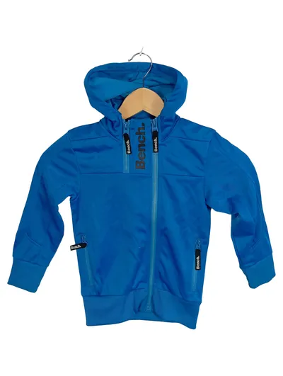 Bench Kinder Trainingsjacke Kapuzenjacke Gr. 104 Blau Sportlich