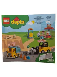 LEGO Duplo 10933 Baustelle Kran Fahrzeuge Kunststoff Gelb 1