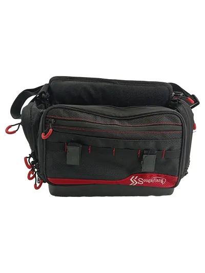 Sougayilang Angeltasche Umhängetasche Herren Outdoor Schwarz 32x22cm Polyester