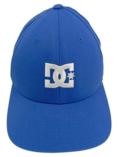 DC Herren Cap Blau S bis M Sportlich Baumwolle