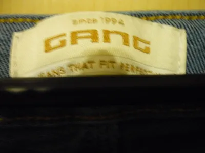 GANG Marge Cropped Damen Jeans Blau Gr. 28 Stretch Mom Jeans Casual