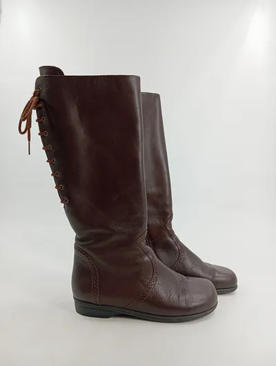 Dansko Damen Stiefel Braun Gr. 38 Klassische Langschaftstiefel Leder