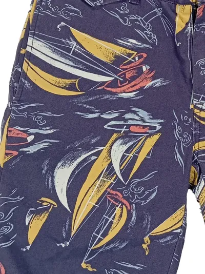 Polo Ralph Lauren Herren Badeshorts Gr. 46/S Maritim Grafik Print Baumwolle