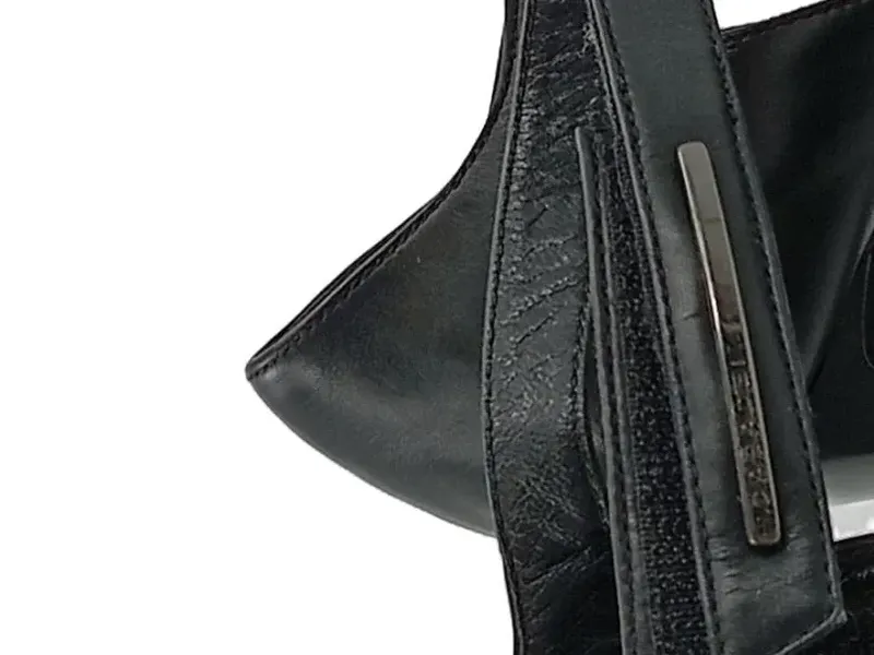 CASADEI Damen Pumps Gr. 39 Schwarz Elegant Leder Riemchen Business 3