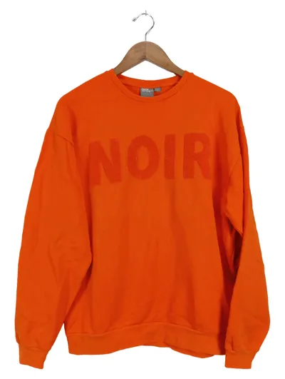 ASOS Herren Pullover XS Orange mit NOIR Schriftzug Casual