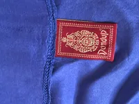 Dondup Damen Bluse Seide Blau Einheitsgröße Schleife SF044D Top Shirt 4
