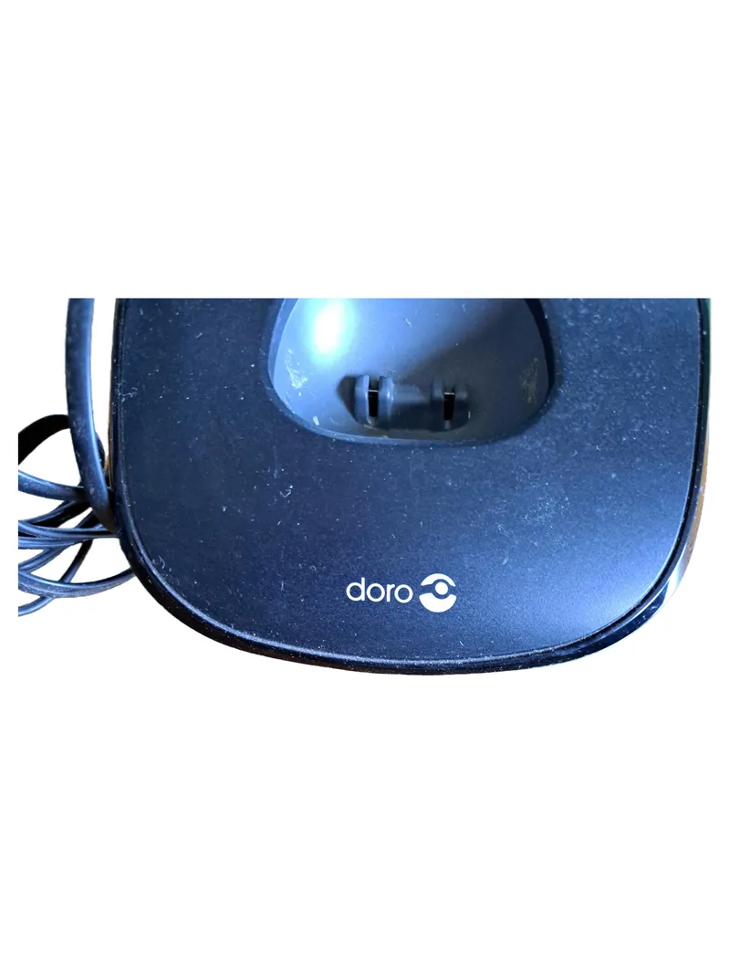 Doro PhoneEasy 100W Schnurloses Telefon Schwarz Seniorentelefon DECT 2
