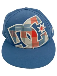 DC Shoes Cap Herren Blau Streetwear Logo Stickerei Baumwolle UNI 1