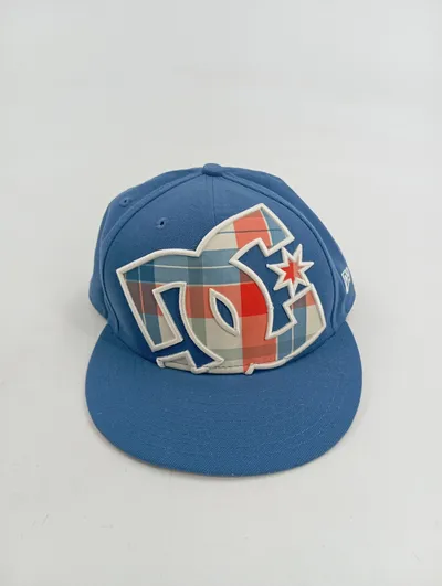 DC Shoes Cap Herren Blau Streetwear Logo Stickerei Baumwolle UNI
