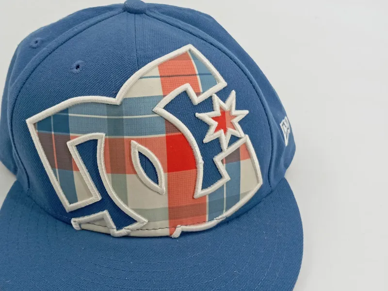 DC Shoes Cap Herren Blau Streetwear Logo Stickerei Baumwolle UNI 3