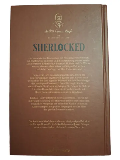 Sherlocked Escape Room Rätselbuch Arthur Conan Doyle Coppenrath Neu