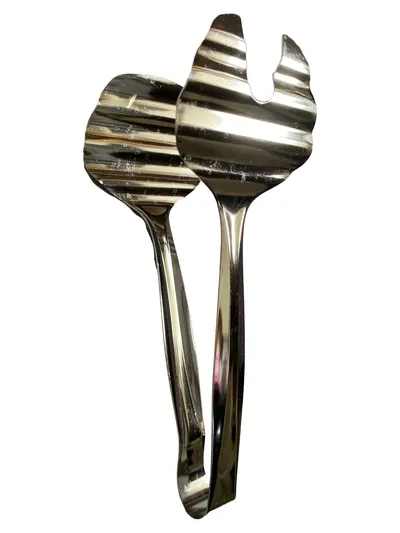 WMF Salatbesteck Modern Silber Metall Servierbesteck Küchenhelfer