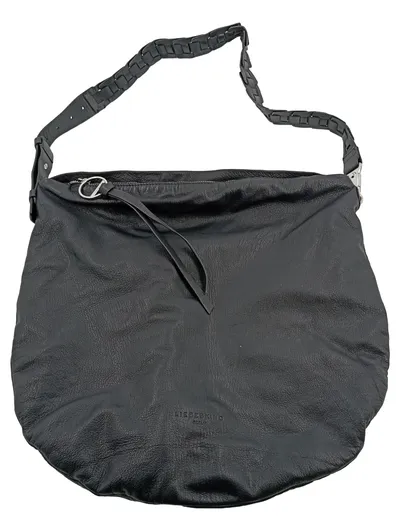 Liebeskind Berlin Beuteltasche Damen Umhängetasche Schwarz Leder Groß
