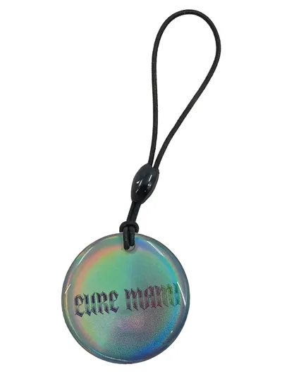 Katja Krasavice Charm Anhänger Mehrfarbig Kunststoff Schriftzug Modern Damen