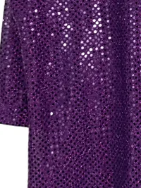 Bianca Bluse Damen 3/4 Arm Pailletten Lila Gr. 44 Party Glamourös 6