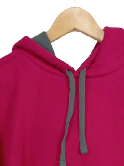 TRIGEMA Damen Hoodie Pink Gr. 46/3XL Baumwolle Casual