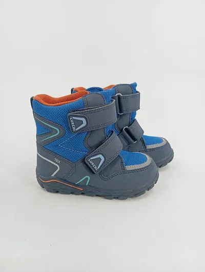 Lurchi Kinder Schneestiefel Jungen TEX Gr. 23 Blau Outdoor Winterstiefel