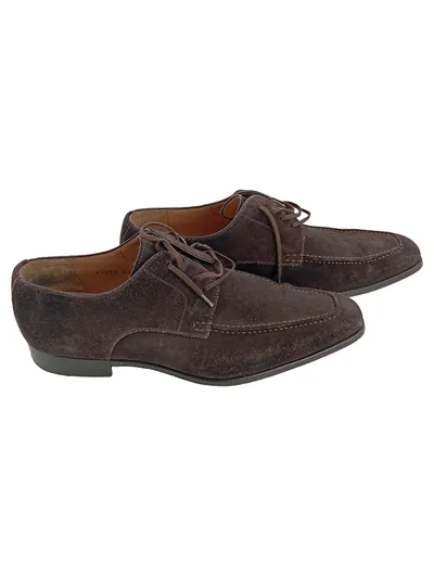 Magnanni Herren Schnürschuhe Gr. 41 Braun Klassisch Business Wildleder