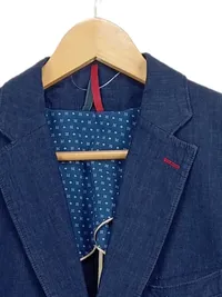 El Ganso Sakko Herren Leinen Blau Gr. 50 Casual Business 4