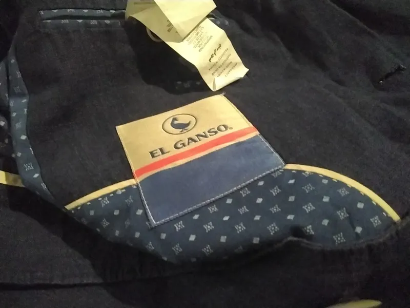 El Ganso Sakko Herren Leinen Blau Gr. 50 Casual Business 5
