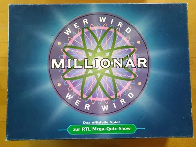 RTL Wer wird Millionär? Quizspiel Brettspiel Allgemeinwissen Popkultur