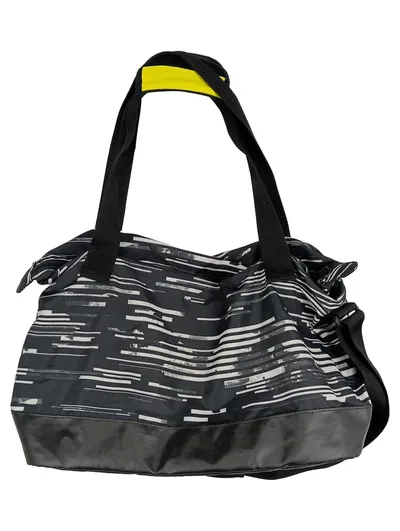 Reebok Sporttasche Damen Schwarz Weiß Gelb Gym Bag Fitness Tasche