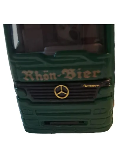 Mercedes-Benz Actros LKW Modell Rhöner Bierspezialitäten Sammlerfahrzeug Grün