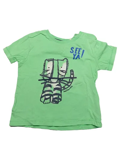 Eat Ants Baby T-Shirt Gr. 86 Grün Tiger Motiv UV30 Baumwolle