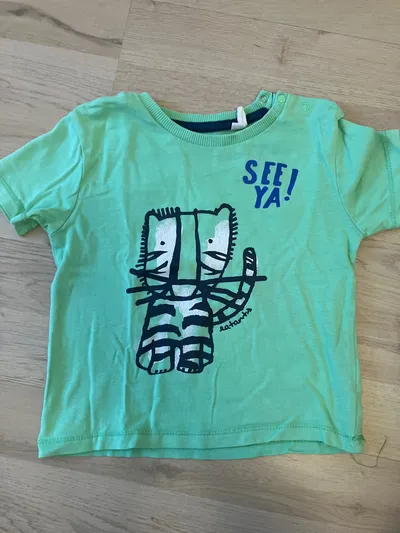 Eat Ants Baby T-Shirt Gr. 86 Grün Tiger Motiv UV30 Baumwolle
