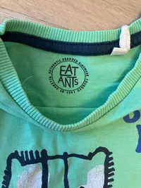 Eat Ants Baby T-Shirt Gr. 86 Grün Tiger Motiv UV30 Baumwolle 3