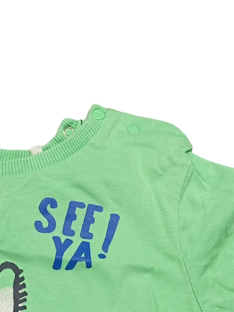Eat Ants Baby T-Shirt Gr. 86 Grün Tiger Motiv UV30 Baumwolle 5