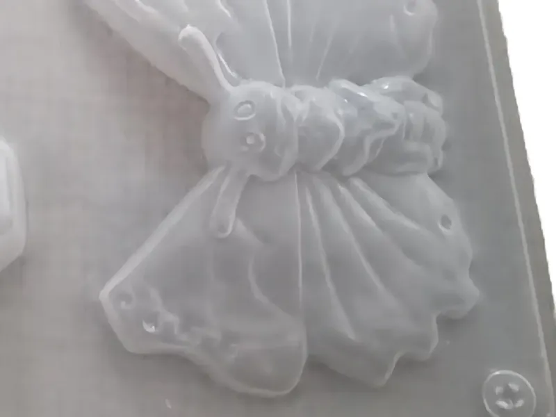 Eberhard Faber Giessform Schmetterling Blume Marienkäfer Transparent Basteln 3