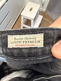 Levi's Premium Herren Jeans Regular Fit Grau W34/L30 Denim Hose 2