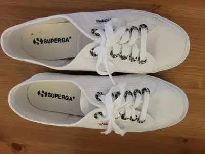 Superga Damen Sneaker low Gr. 39 Weiß Casual Freizeitschuh