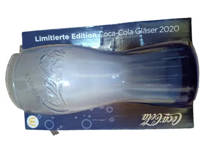 Coca-Cola Bowleglas Limitierte Edition 2020 Blau Glas 16cm