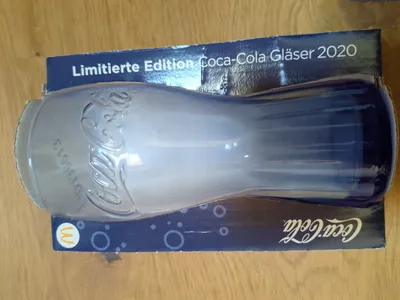 Coca-Cola Bowleglas Limitierte Edition 2020 Blau Glas 16cm