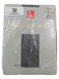 FALKE Seidenglatt 15 Strumpfhose Damen Schwarz Größe 40x42 Elegant 1