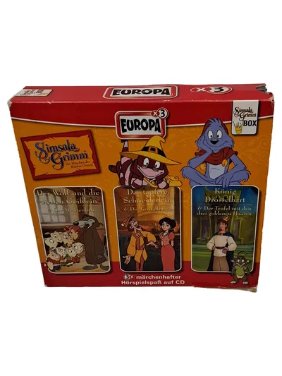 Simsala Grimm Box 3 CDs Märchen der Brüder Grimm Hörspiel Kinder Europa
