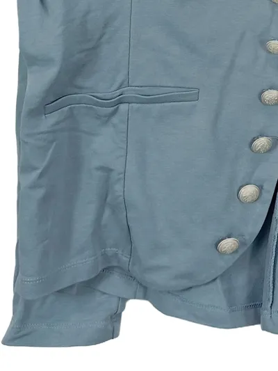 TESINI Damen Leichte Jacke Gr. 46/3XL Blau Modisch Baumwolle