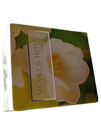 Heart & Home White Jasmine & Freesia Raumduft Wachs Quadratisch Mehrfarbig 4cm
