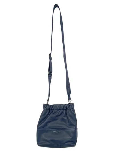 Liebeskind Berlin Damen Beuteltasche Leder Blau Casual Schultertasche