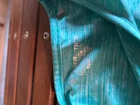 Energetics Sport Shirt Kinder Gr. 176 Türkis meliert Kurzarm Logo 2