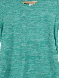 Energetics Sport Shirt Kinder Gr. 176 Türkis meliert Kurzarm Logo 3