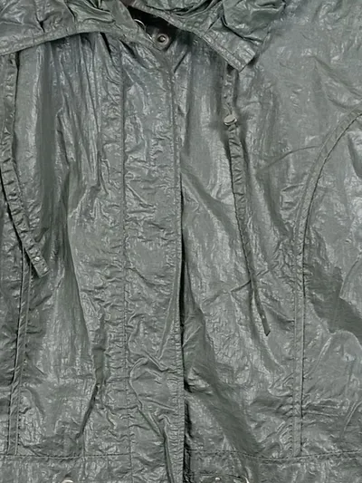 LEBEK Damen Winterjacke Mantel Gr. 40/L Grün Praktisch Outdoor