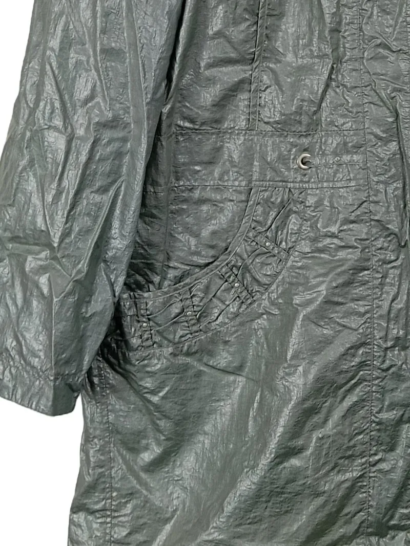 LEBEK Damen Winterjacke Mantel Gr. 40/L Grün Praktisch Outdoor 3