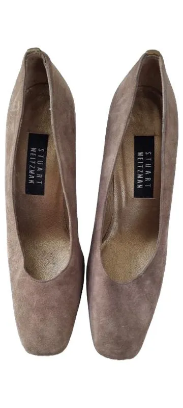 Stuart Weitzman Damen Pumps Gr. 39.5 Braun Klassisch Elegant